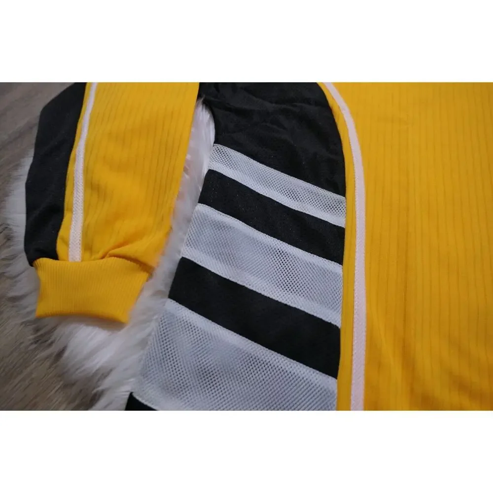 NWT Vintage 90s ADIDAS Soccer Carlsbad Goalkeeper Jersey Gold & Black Men XL